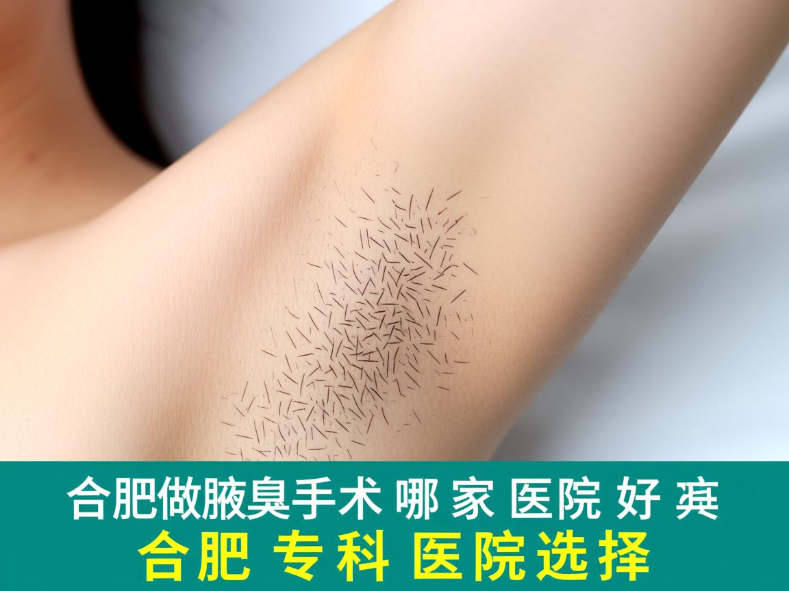 合肥做腋臭手术哪家医院好？深度解析合肥腋臭专科医院选择