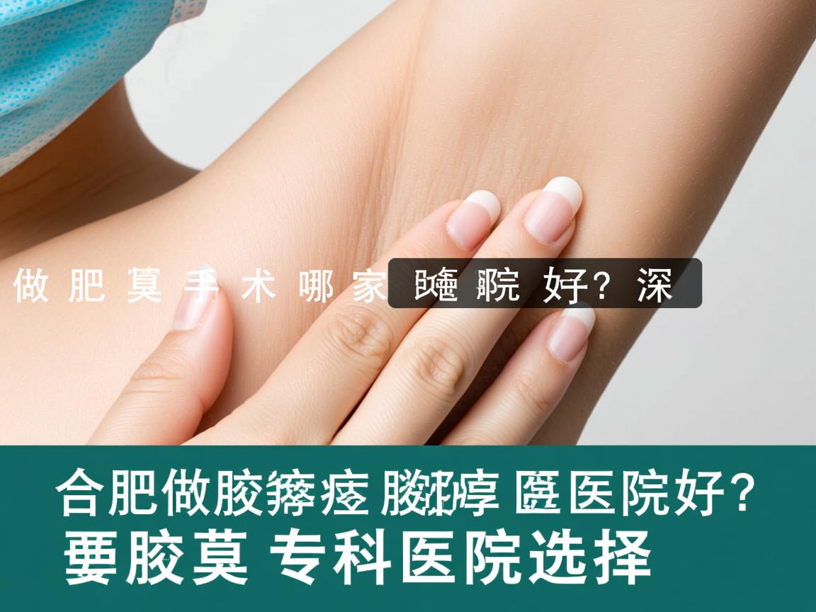 合肥做腋臭手术哪家医院好？深度解析合肥腋臭专科医院选择