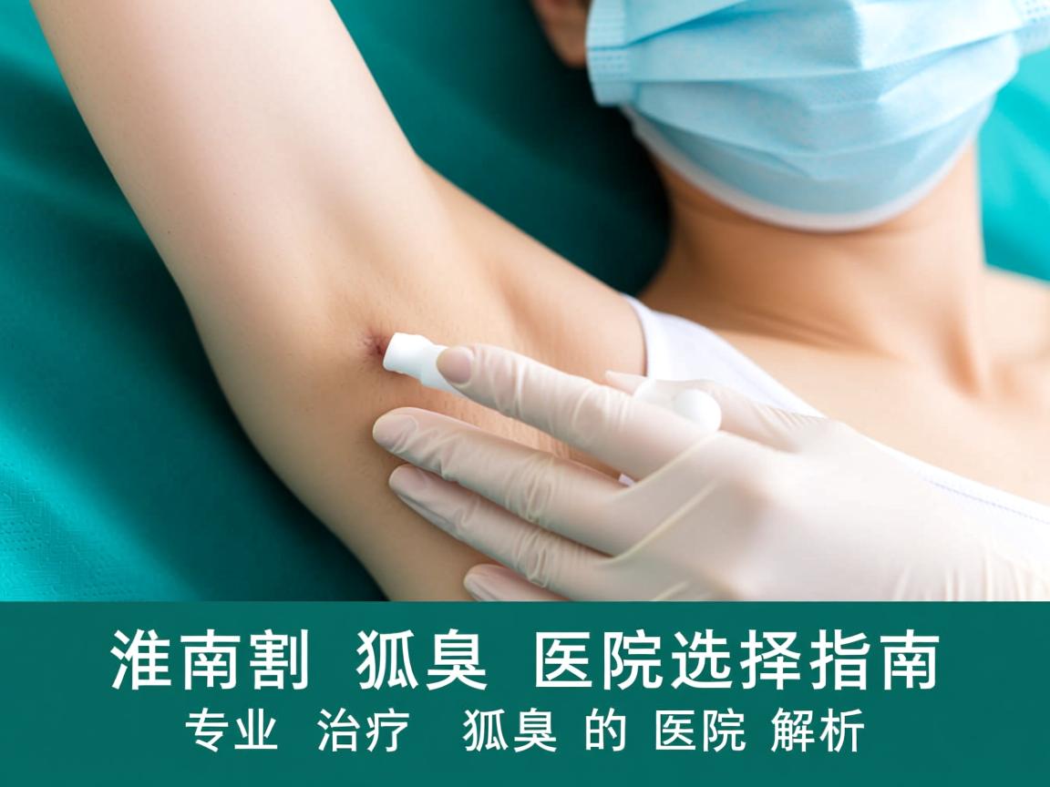 淮南割狐臭医院选择指南，专业治疗狐臭的医院解析