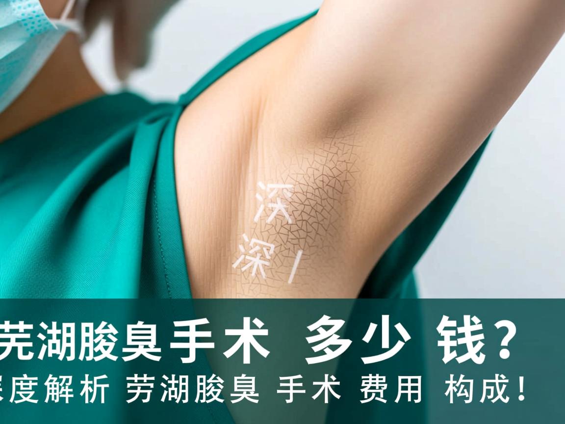 芜湖腋臭手术多少钱？深度解析芜湖腋臭手术费用构成