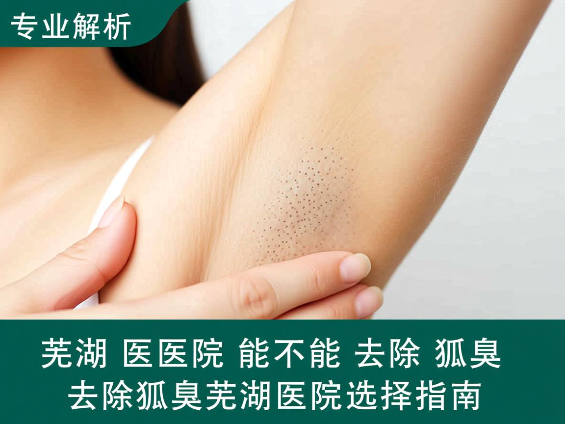 专业解析，芜湖医院能不能去除狐臭，去除狐臭芜湖医院选择指南