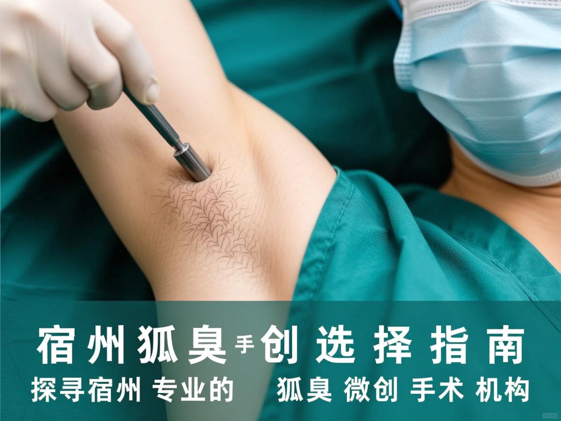 宿州狐臭微创手术选择指南,探寻宿州专业的狐臭微创手术机构 宿州狐臭微创手术选择指南,探寻宿州专业的狐臭微创手术机构