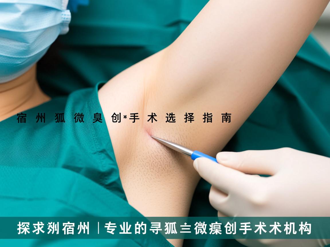 宿州狐臭微创手术选择指南,探寻宿州专业的狐臭微创手术机构 宿州狐臭微创手术选择指南,探寻宿州专业的狐臭微创手术机构