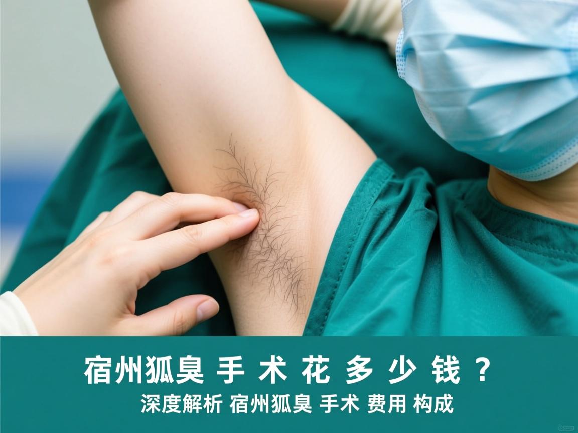 宿州狐臭手术花多少钱？深度解析宿州狐臭手术费用构成