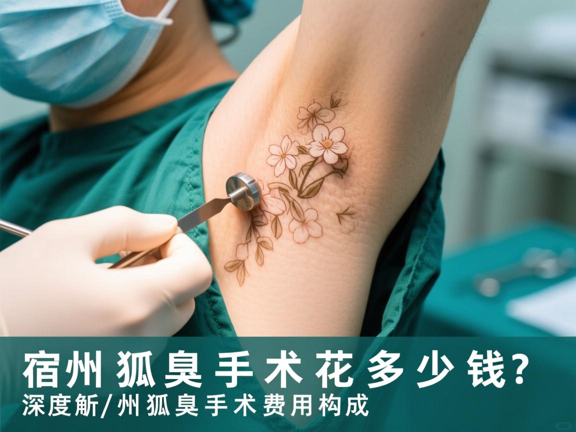 宿州狐臭手术花多少钱？深度解析宿州狐臭手术费用构成