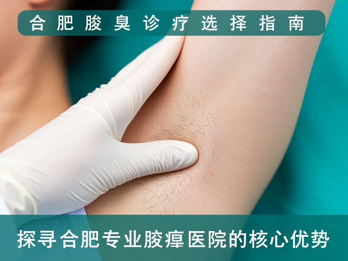 合肥腋臭诊疗选择指南，探寻合肥专业腋臭医院的核心优势