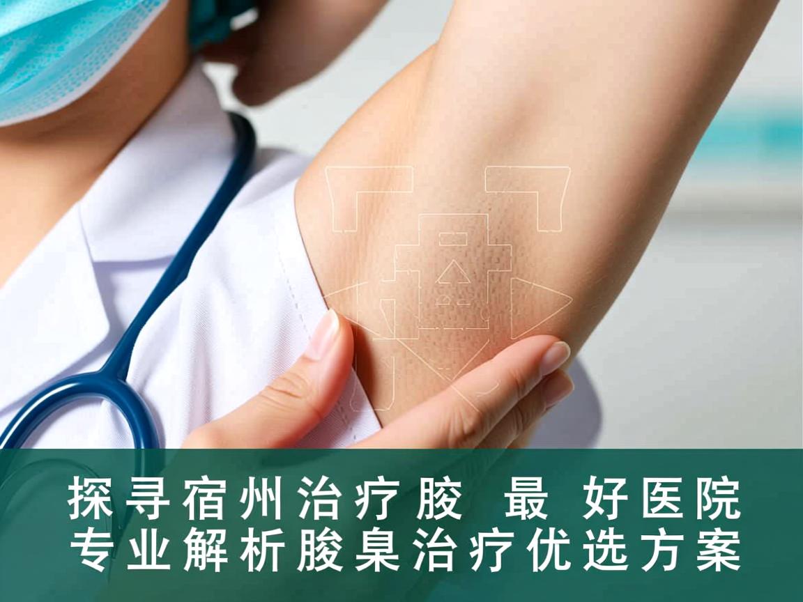 探寻宿州治疗腋臭最好医院，专业解析腋臭治疗优选方案