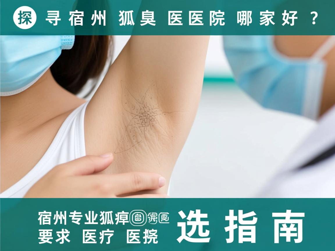 探寻宿州狐臭医院哪家好？宿州专业狐臭医院选择指南