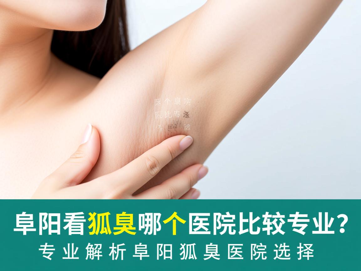 阜阳看狐臭哪个医院比较专业？专业解析阜阳狐臭医院选择