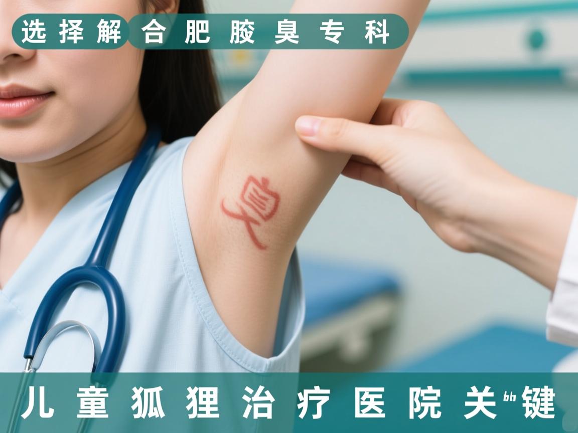 选择合肥腋臭专科医院，解析儿童狐臭治疗的医院关键