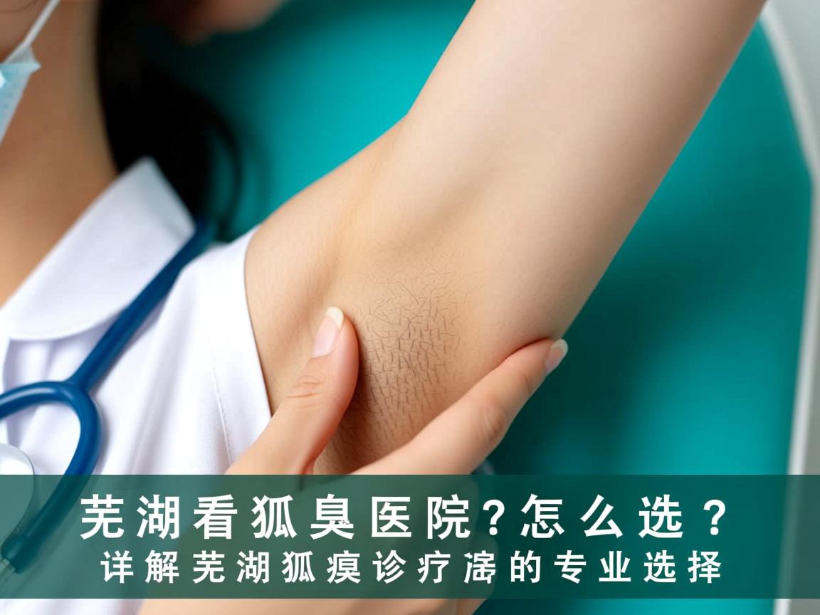 芜湖看狐臭医院怎么选？详解芜湖狐臭诊疗的专业选择