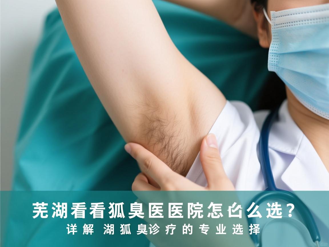 芜湖看狐臭医院怎么选？详解芜湖狐臭诊疗的专业选择