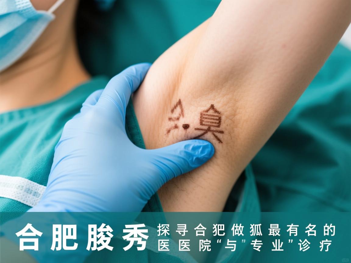 合肥腋秀解析，探寻合肥做狐臭最有名的医院与专业诊疗