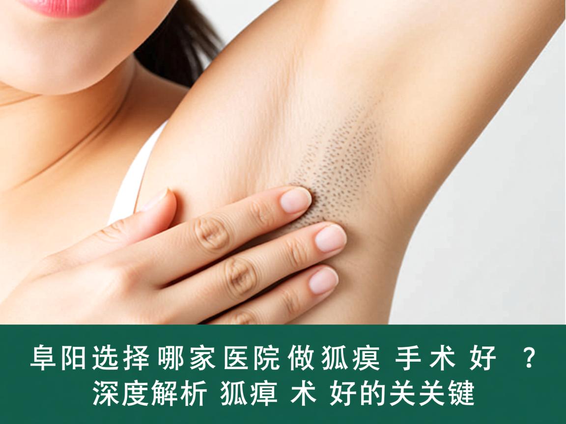 阜阳选择哪家医院做狐臭手术好？深度解析狐臭术好的关键
