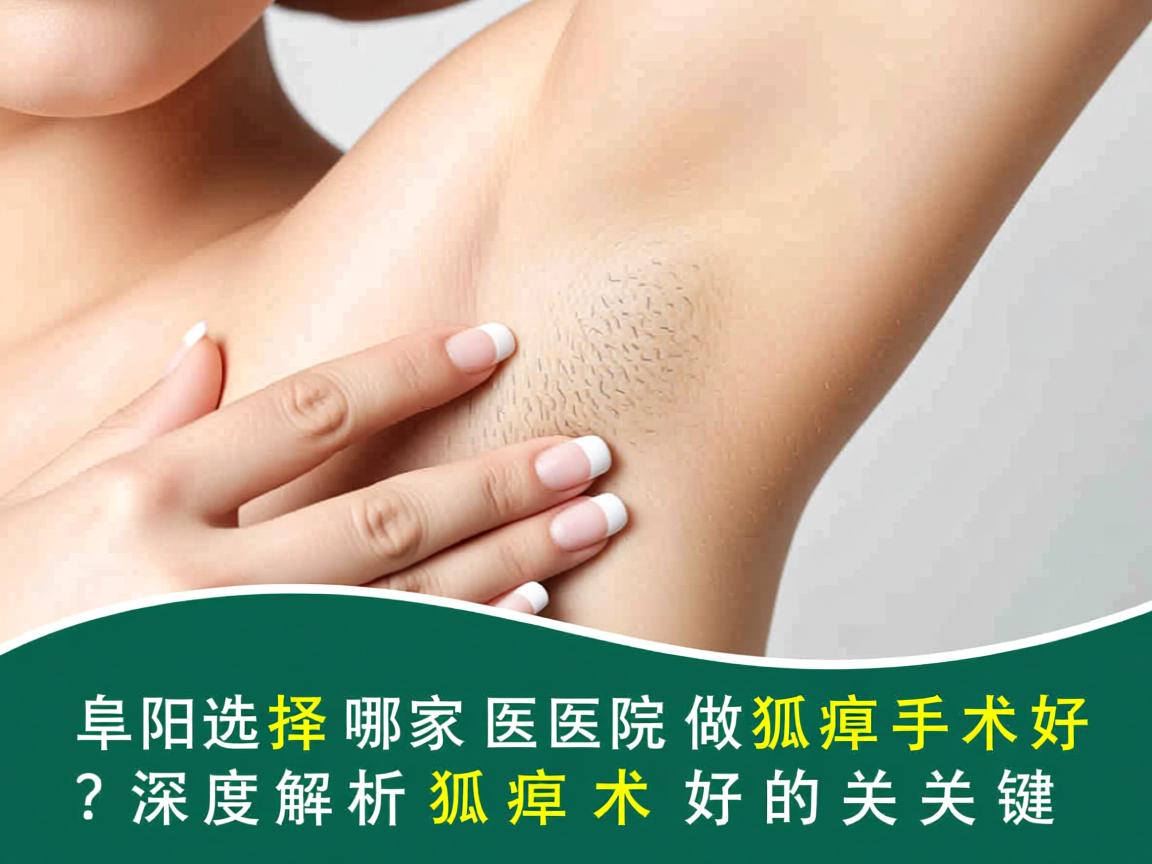 阜阳选择哪家医院做狐臭手术好？深度解析狐臭术好的关键