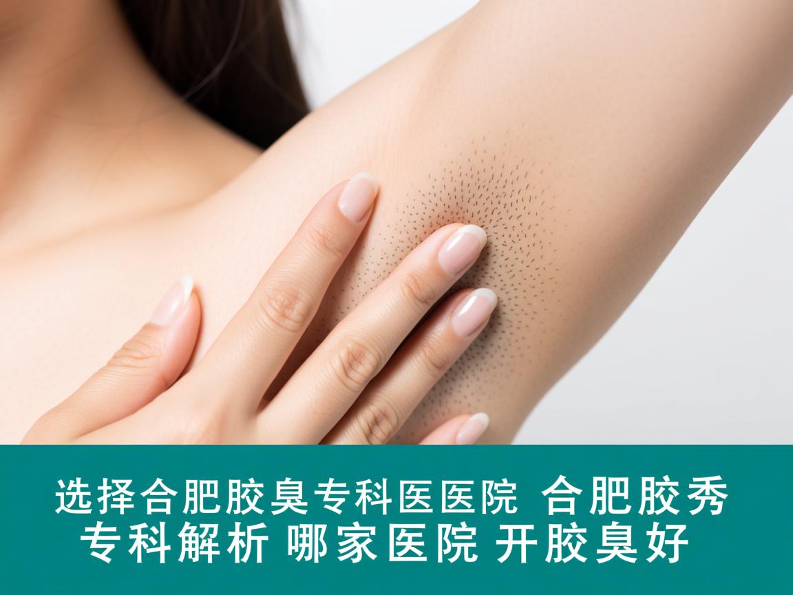 选择合肥腋臭专科医院，合肥腋秀专科解析哪家医院开腋臭好