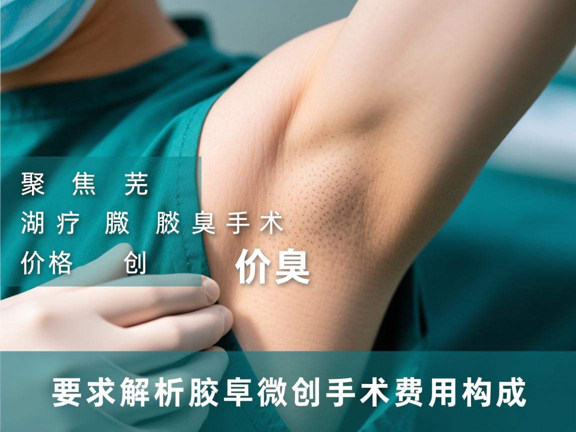 聚焦芜湖腋臭微创手术价格 深度解析腋臭微创手术费用构成 聚焦芜湖腋臭微创手术价格 深度解析腋臭微创手术费用构成