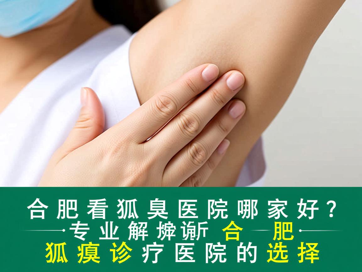 合肥看狐臭医院哪家好？专业解析合肥狐臭诊疗医院的选择