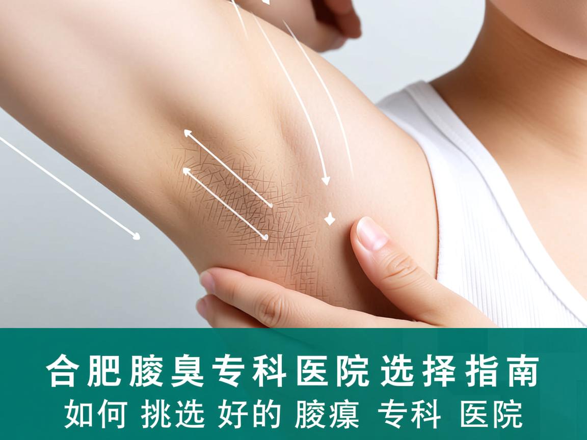 合肥腋臭专科医院选择指南，如何挑选好的腋臭专科医院