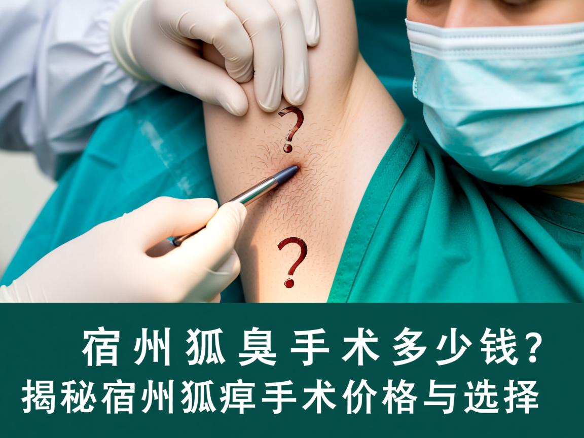 宿州狐臭手术多少钱？揭秘宿州狐臭手术价格与选择