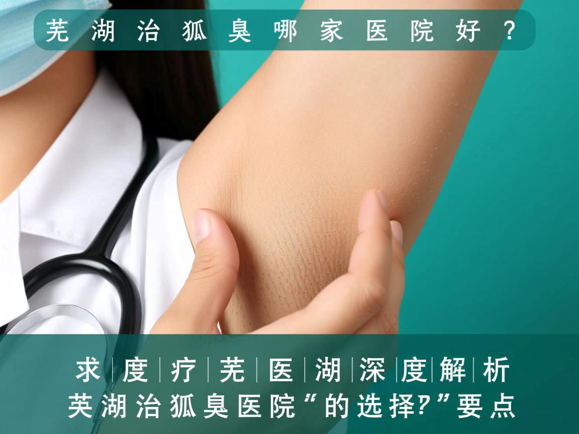 芜湖治狐臭哪家医院好？深度解析芜湖治狐臭医院的选择要点