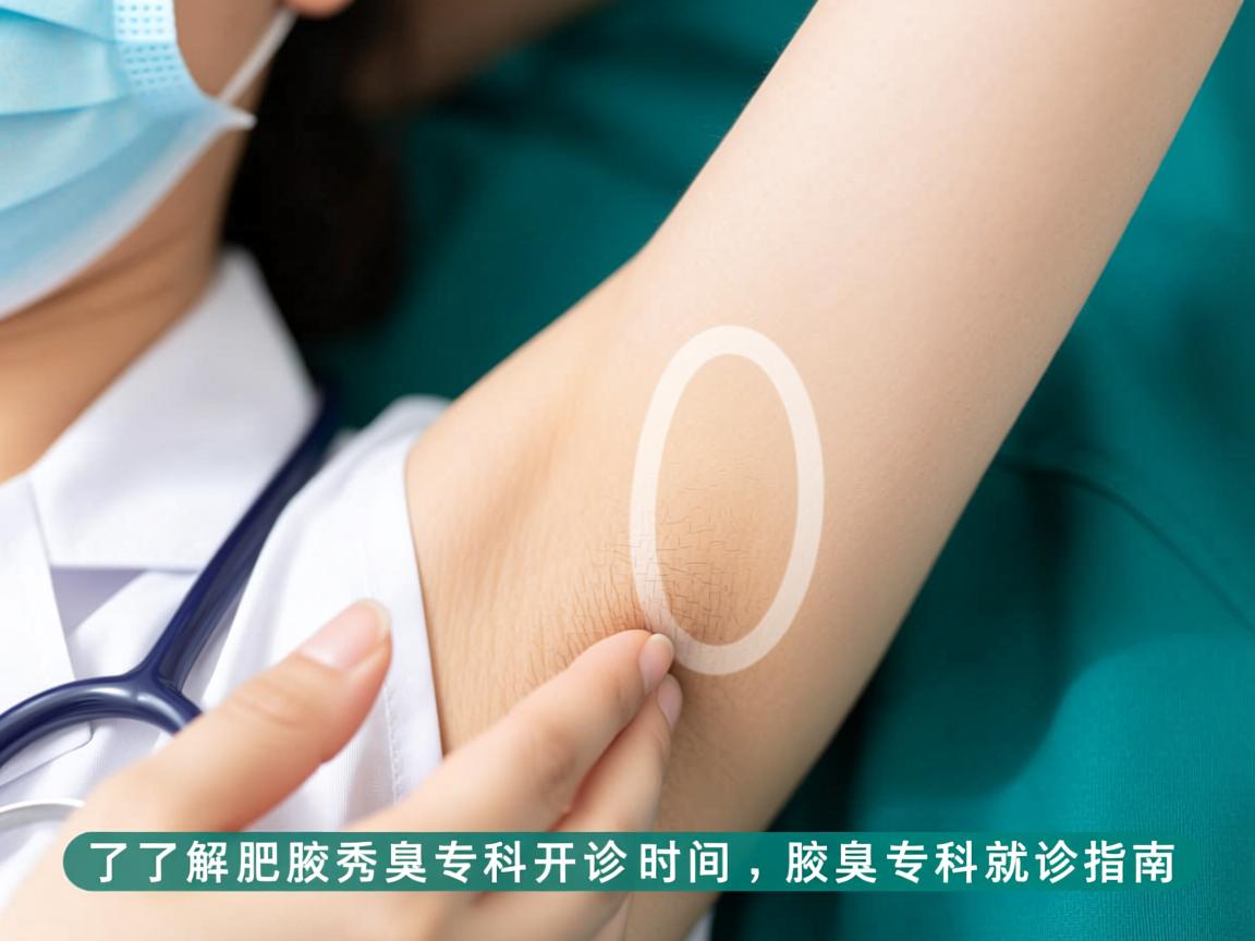 了解合肥腋秀腋臭专科开诊时间，腋臭专科就诊指南