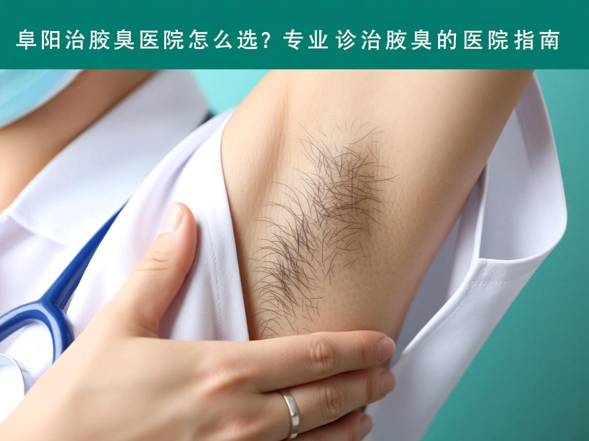 阜阳治腋臭医院怎么选？专业诊治腋臭的医院指南