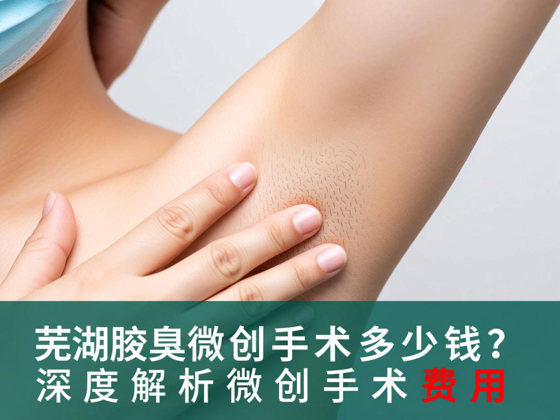 芜湖腋臭微创手术多少钱？深度解析腋臭微创手术费用