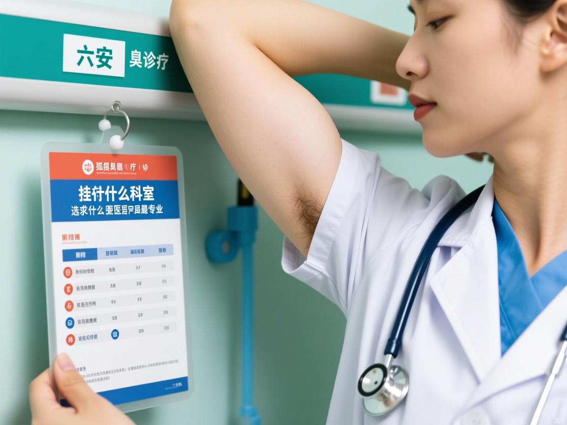 六安狐臭诊疗指南，挂什么科室，选什么医生最专业