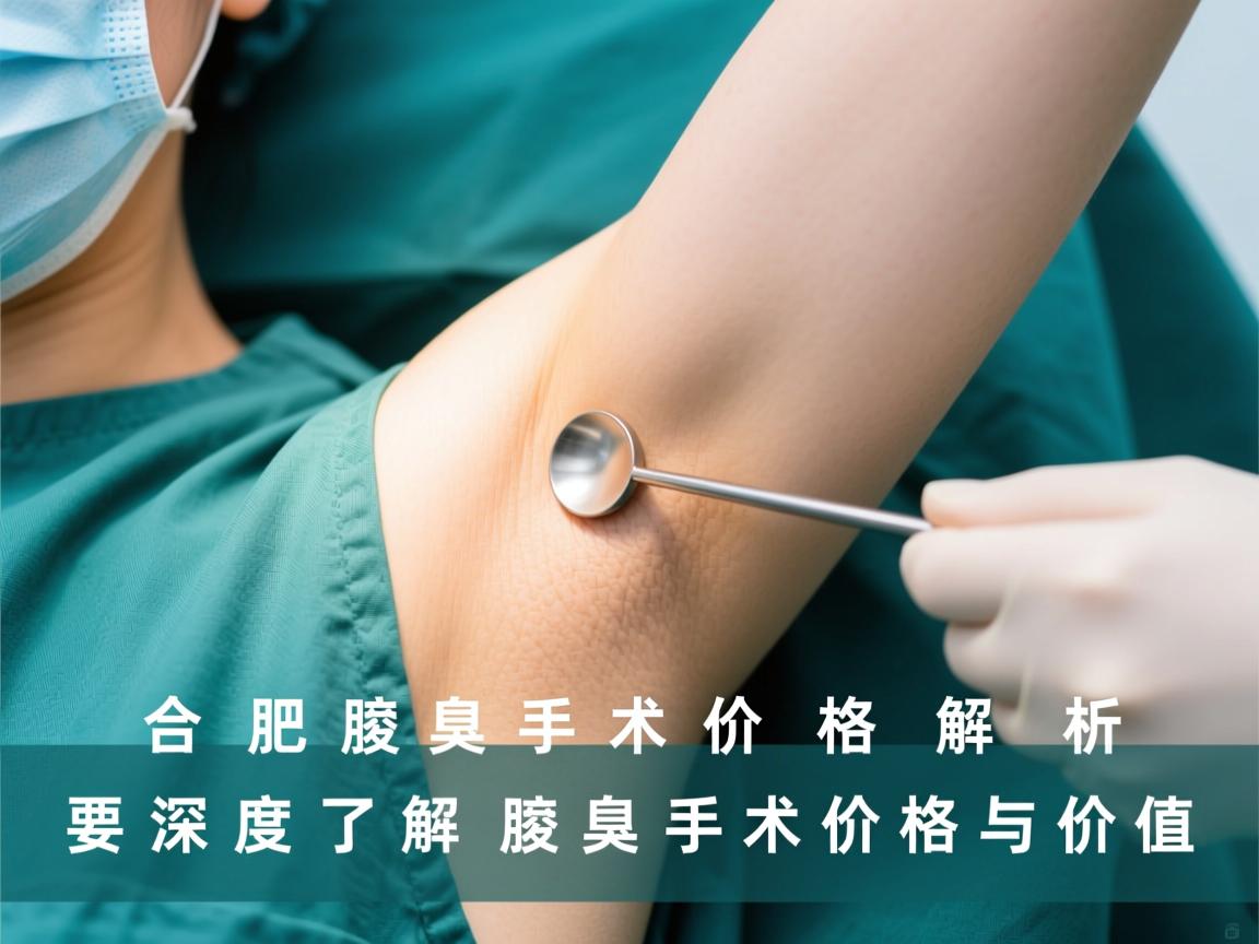 合肥腋臭手术价格解析，深度了解腋臭手术价格与价值