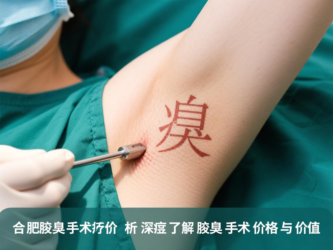 合肥腋臭手术价格解析，深度了解腋臭手术价格与价值