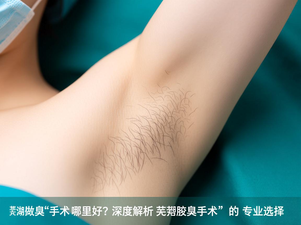 芜湖做腋臭手术哪里好？深度解析芜湖腋臭手术的专业选择