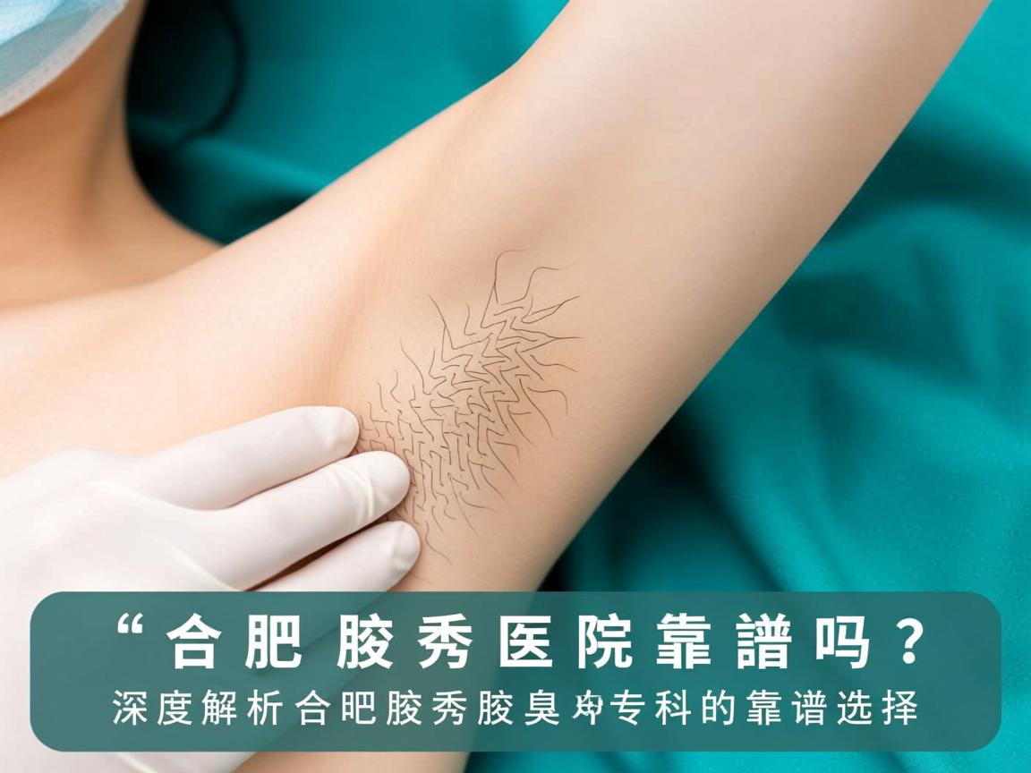 合肥腋秀医院靠谱吗？深度解析合肥腋秀腋臭专科的靠谱选择
