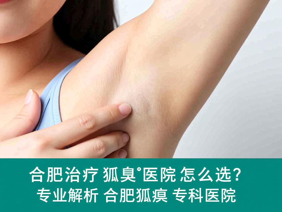 合肥治疗狐臭医院怎么选？专业解析合肥狐臭专科医院