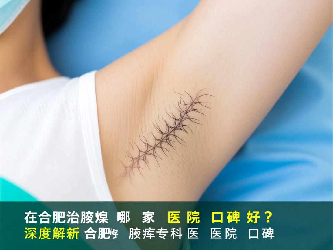 在合肥治腋臭哪家医院口碑好？深度解析合肥腋臭专科医院口碑