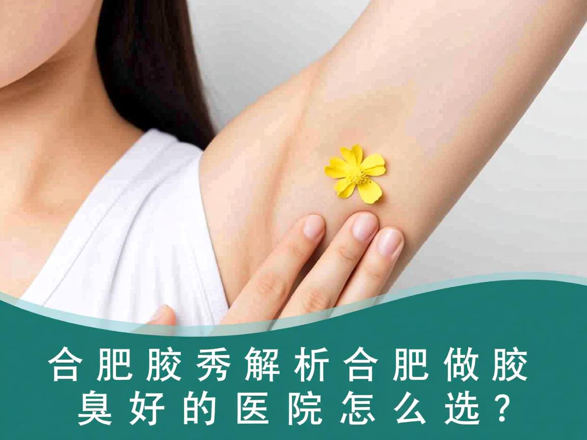合肥腋秀解析，合肥做腋臭好的医院怎么选？