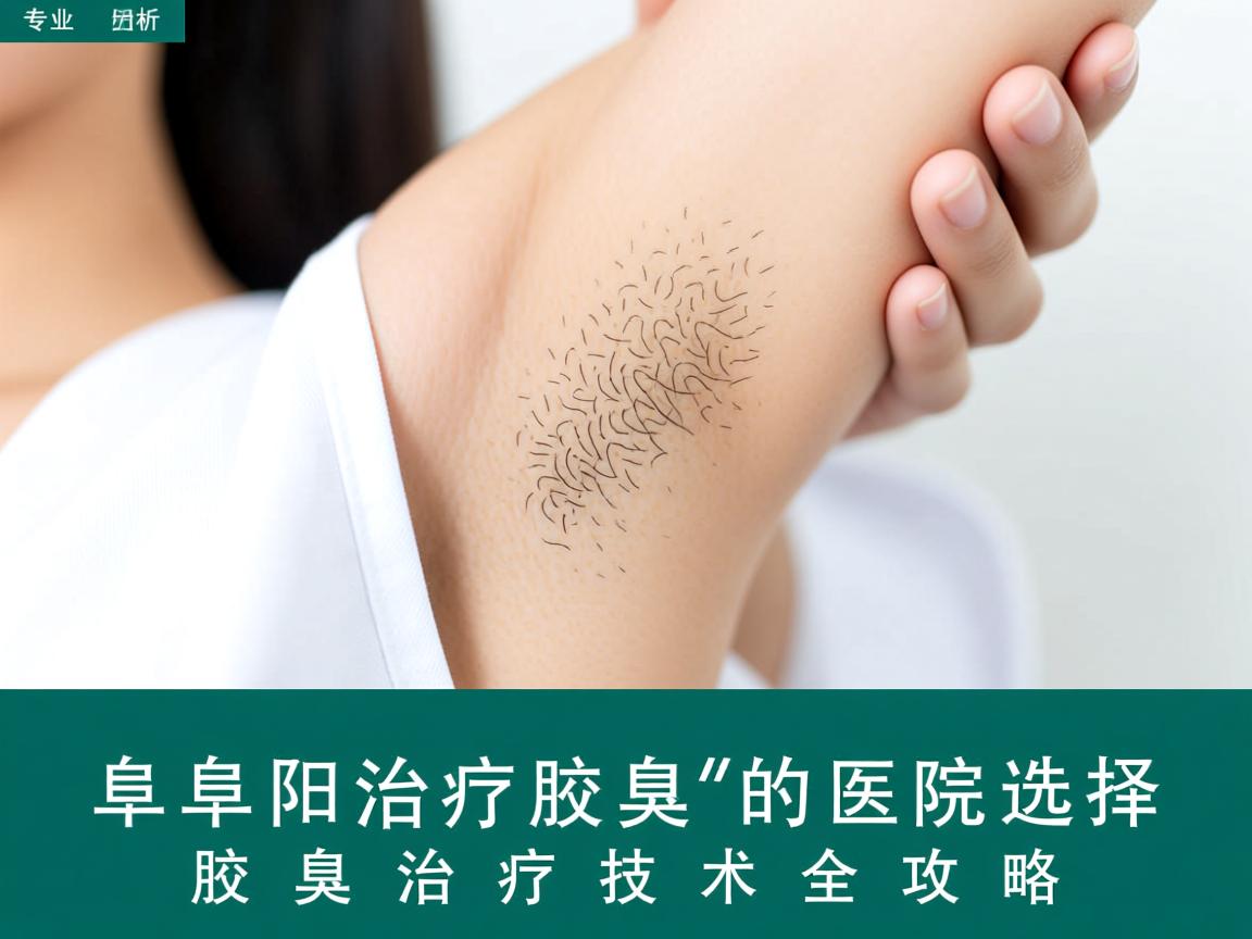 专业解析，阜阳治疗腋臭的医院选择与腋臭治疗技术全攻略