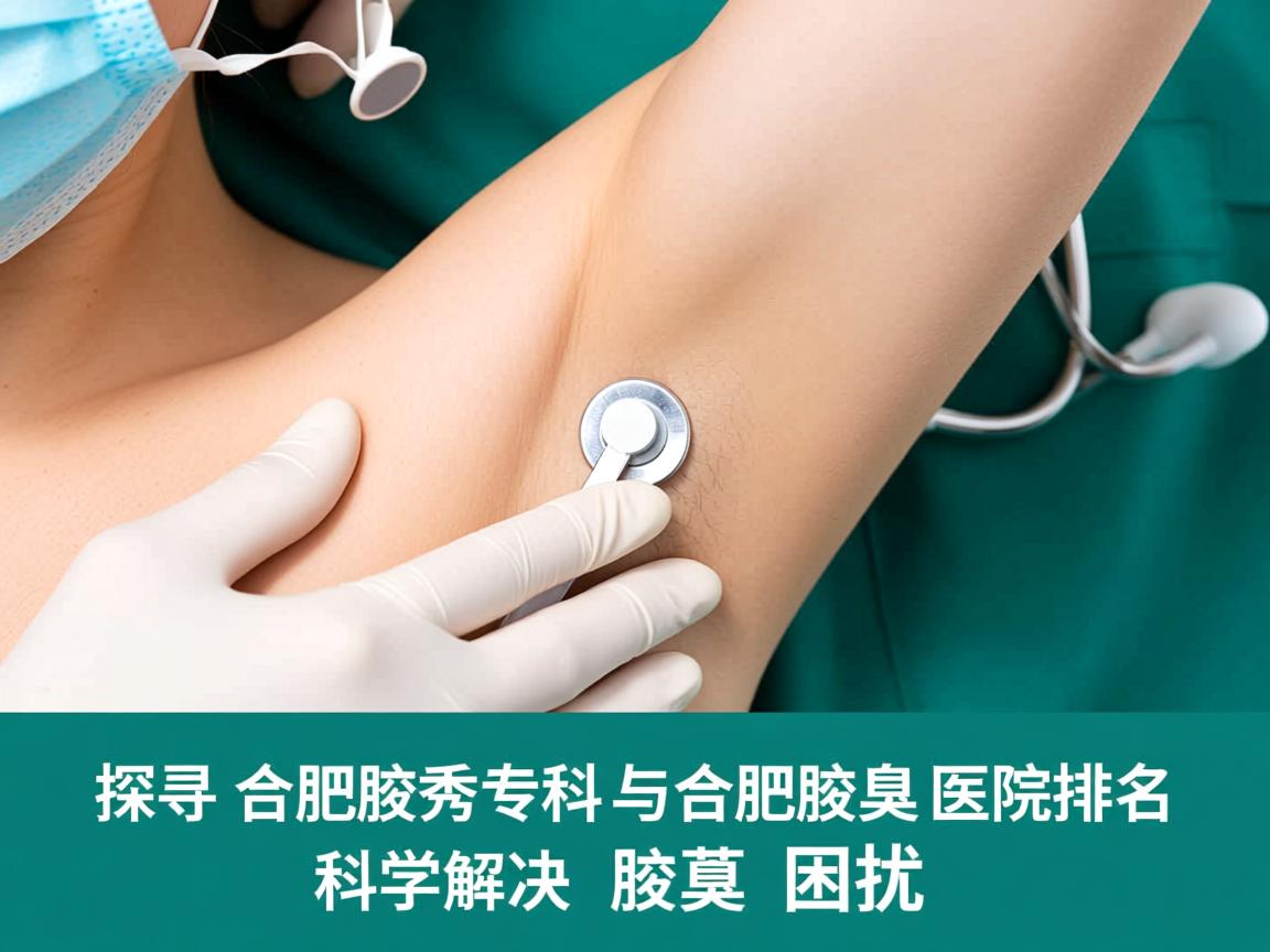 探寻合肥腋秀专科与合肥腋臭医院排名，科学解决腋臭困扰