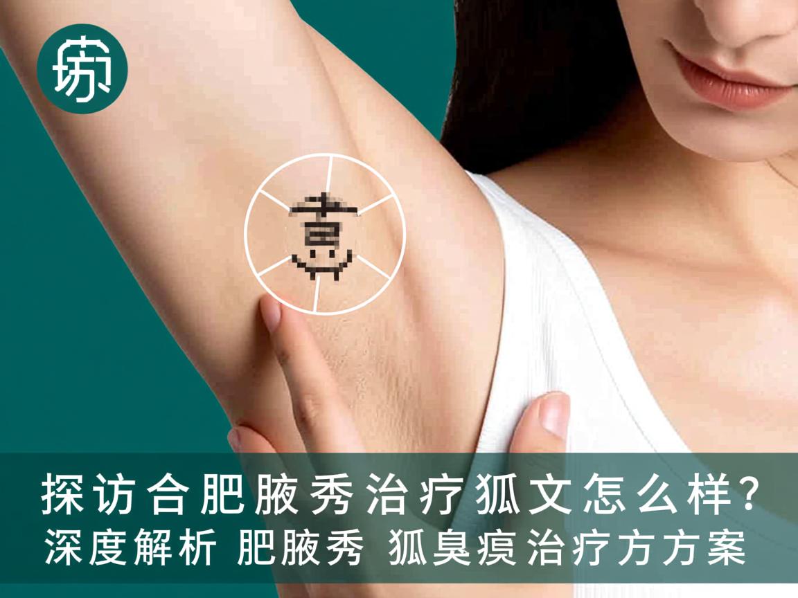 探访合肥腋秀治疗狐臭怎么样？深度解析合肥腋秀的狐臭治疗方案