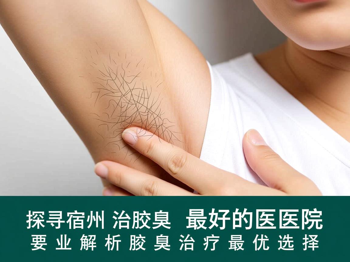探寻宿州治疗腋臭最好的医院，专业解析腋臭治疗最优选择