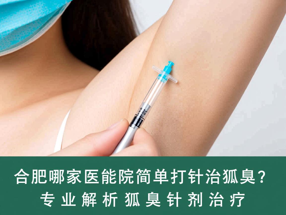 合肥哪家医院能简单打针治狐臭？专业解析狐臭针剂治疗