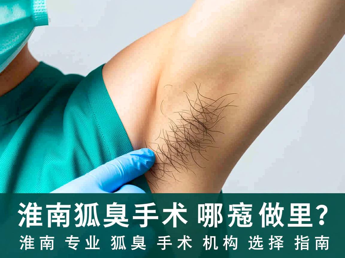 淮南狐臭手术哪里做？淮南专业狐臭手术机构选择指南