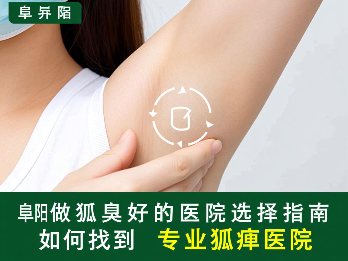 阜阳做狐臭好的医院选择指南，如何找到专业狐臭医院