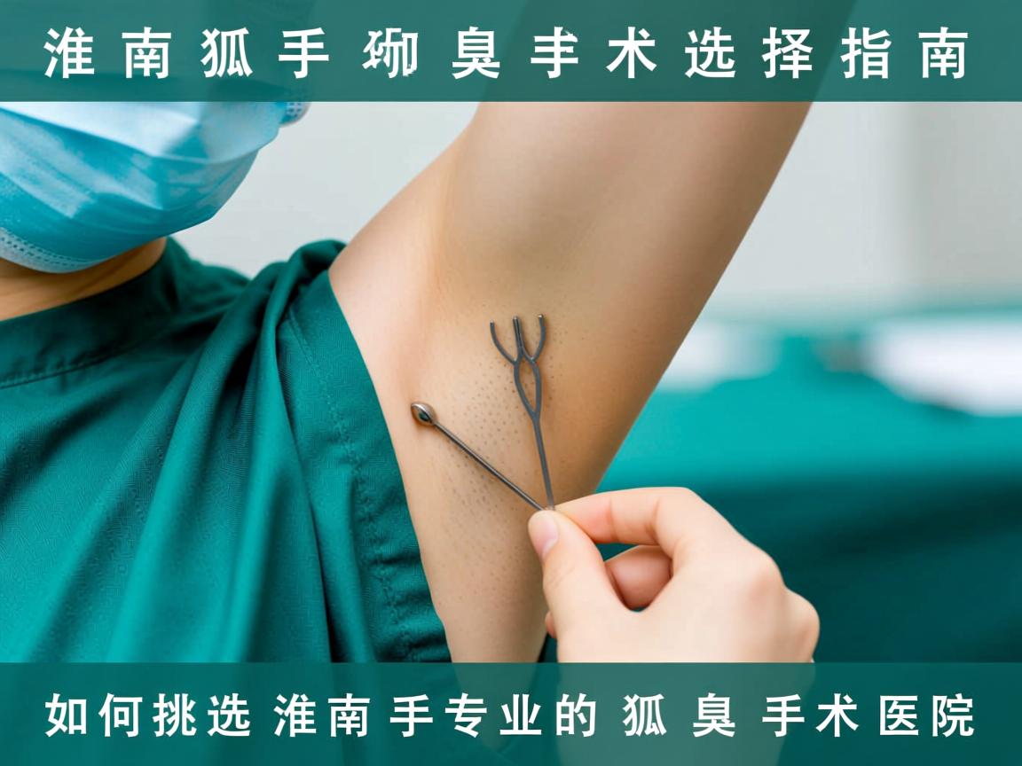 淮南狐臭手术选择指南，如何挑选淮南专业的狐臭手术医院