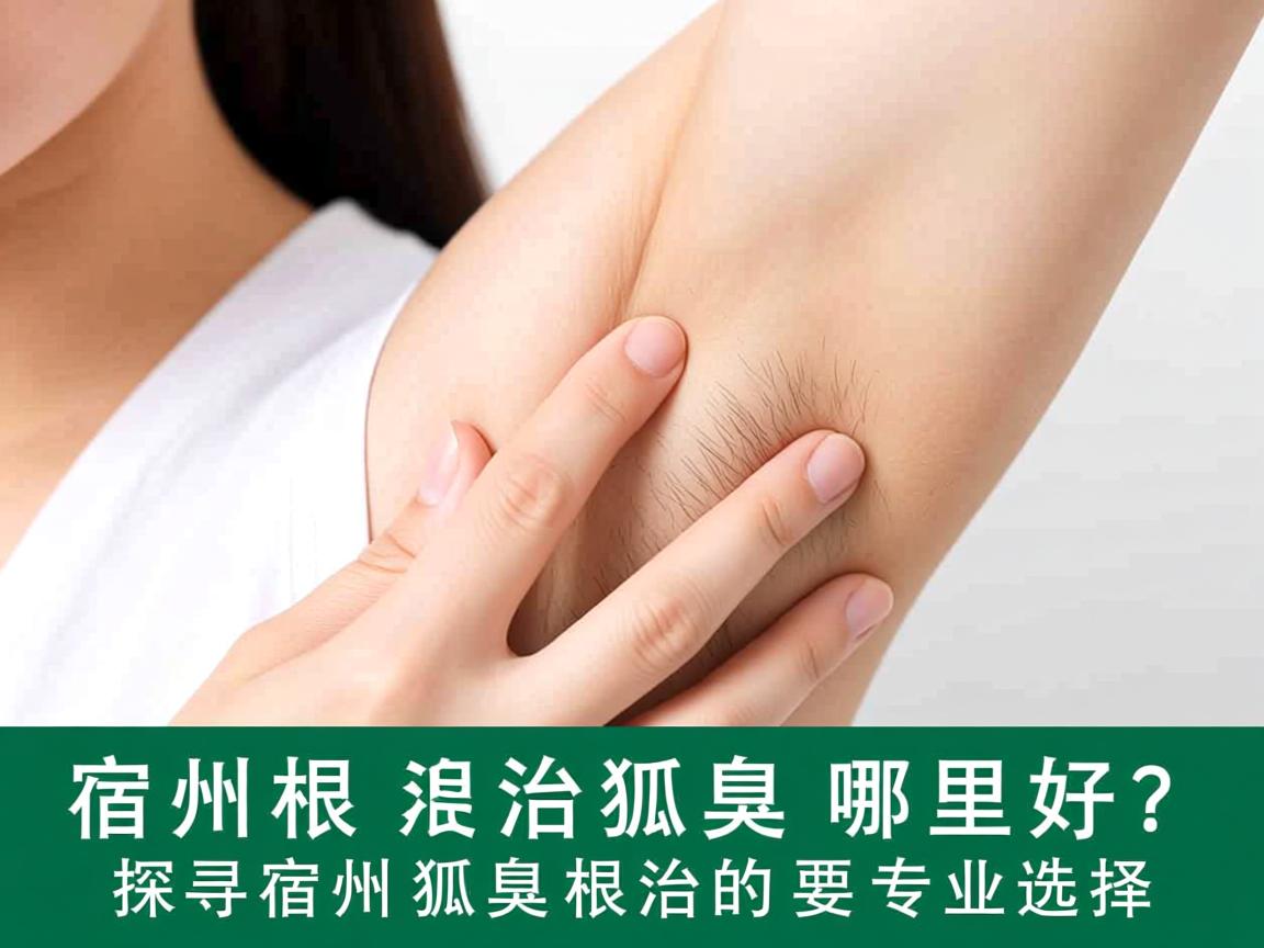 宿州根治狐臭哪里好？探寻宿州狐臭根治的专业选择