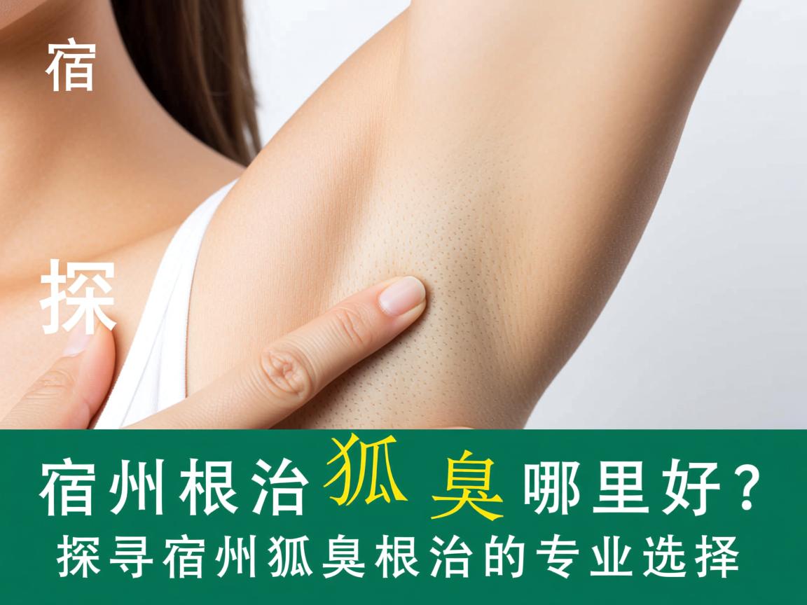 宿州根治狐臭哪里好？探寻宿州狐臭根治的专业选择