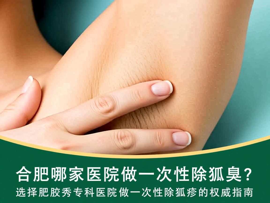 合肥哪家医院做一次性除狐臭？选择合肥腋秀专科医院做一次性除狐臭的权威指南