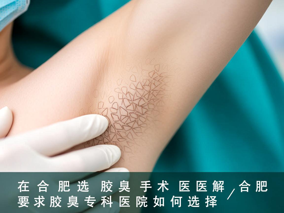 在合肥选择腋臭手术医院，详解合肥腋臭专科医院如何选择