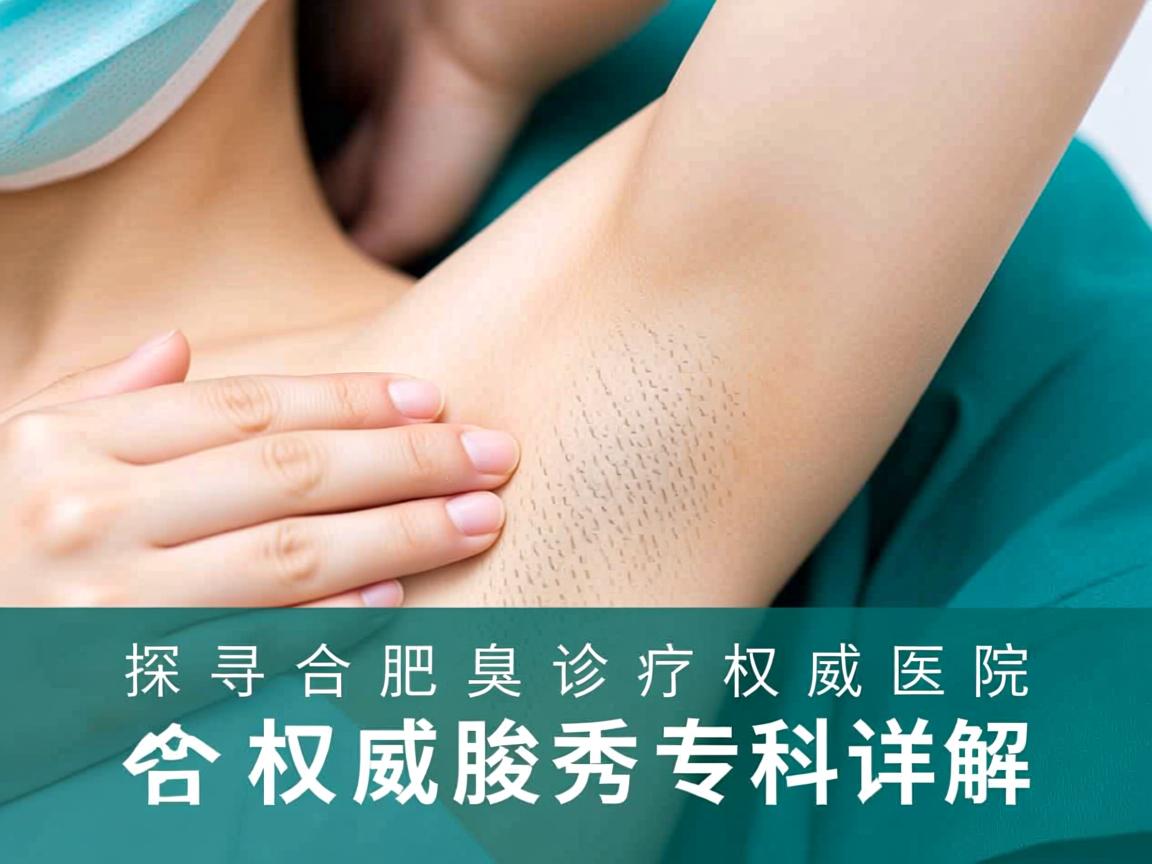探寻合肥腋臭诊疗权威医院，合肥权威腋秀专科详解