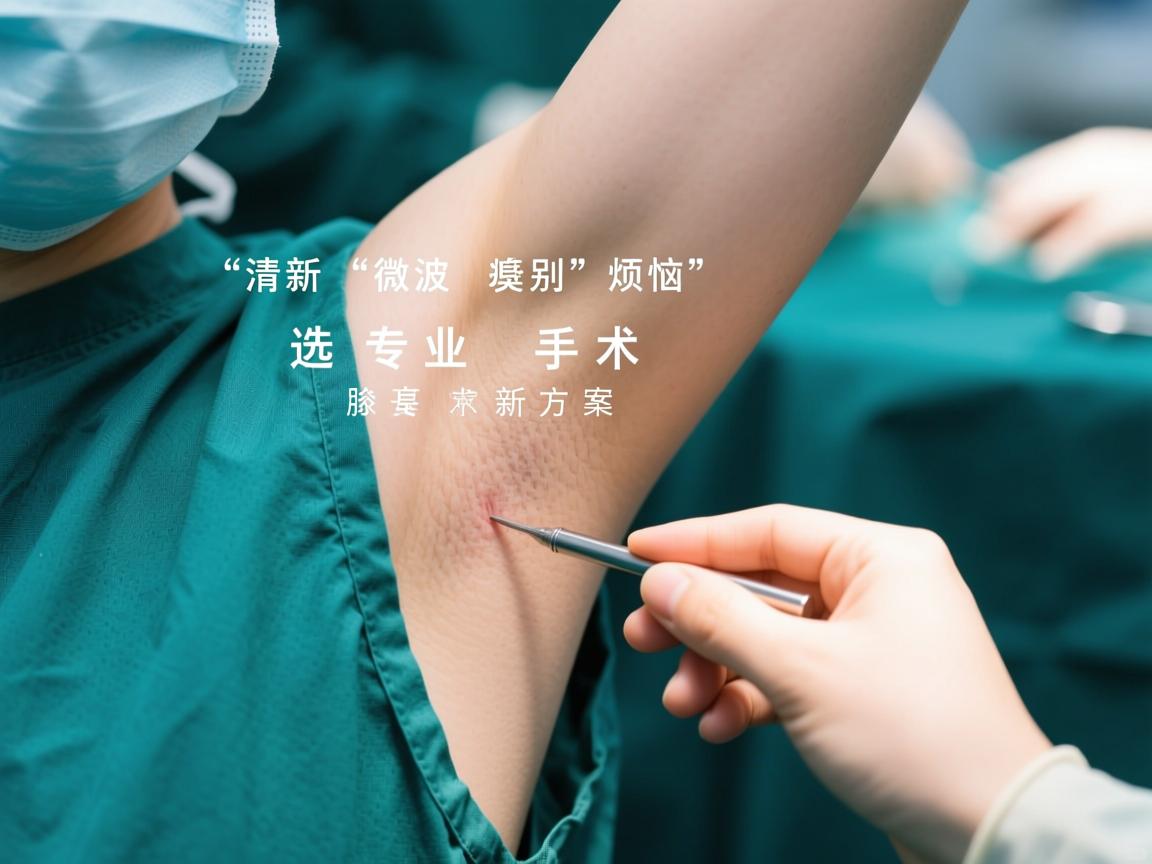 清新微波腋臭手术，告别烦恼，选择专业腋臭手术新方案
